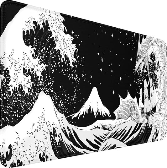 Gaming Mouse Pad, 31.5x15.7 inch Large Extended Computer Keyboard Mouse Mat, Water Resist Non-Slip Mousepad Rubber Base Long XXL Desk Mouse Pad for Gaming, Office & Home, Dragon