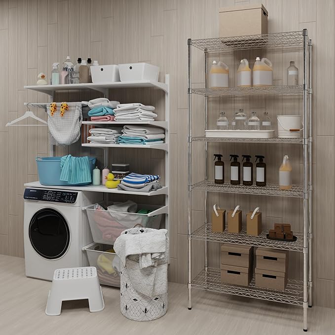 Regal Altair 18" Deep x 36" Wide x 74" Height Wire Shelving Kit | 6-Tier | NSF Commercial Storage Rack Unit