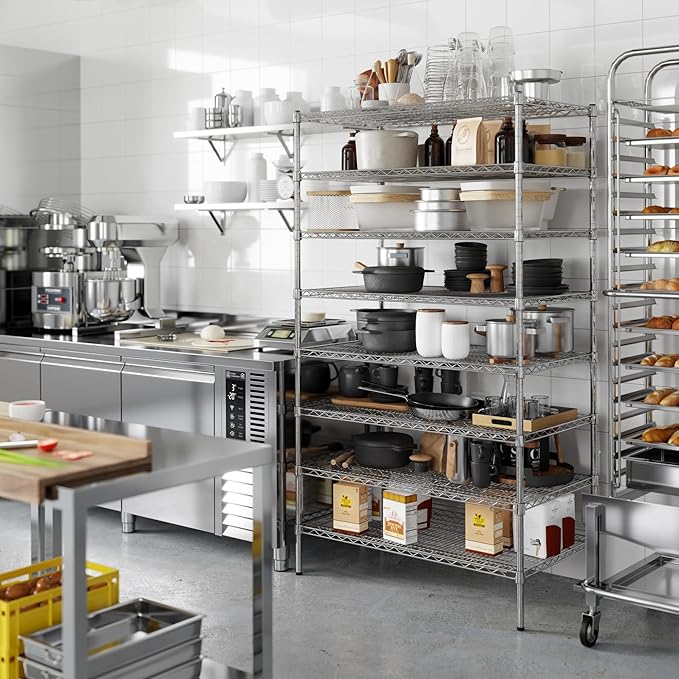Regal Altair 24" Deep x 42" Wide x 74" Height Wire Shelving Kit | 8-Tier | NSF Commercial Storage Rack Unit
