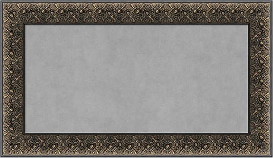 Amanti Art Black Framed Magnetic Board 17x29 Small Vision Board for use with Magnets, 100% Metal Sheet to Display Items as Office Decor or for Home Organization in mudroom, Kitchen or Kids Room