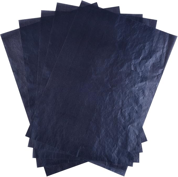 Outus 30 Pack Carbon Papers for Tracing, Graphite Carbon Copy Tracing Paper for Canvas Wood (30 Pack, 8.5 x 11 Inches)