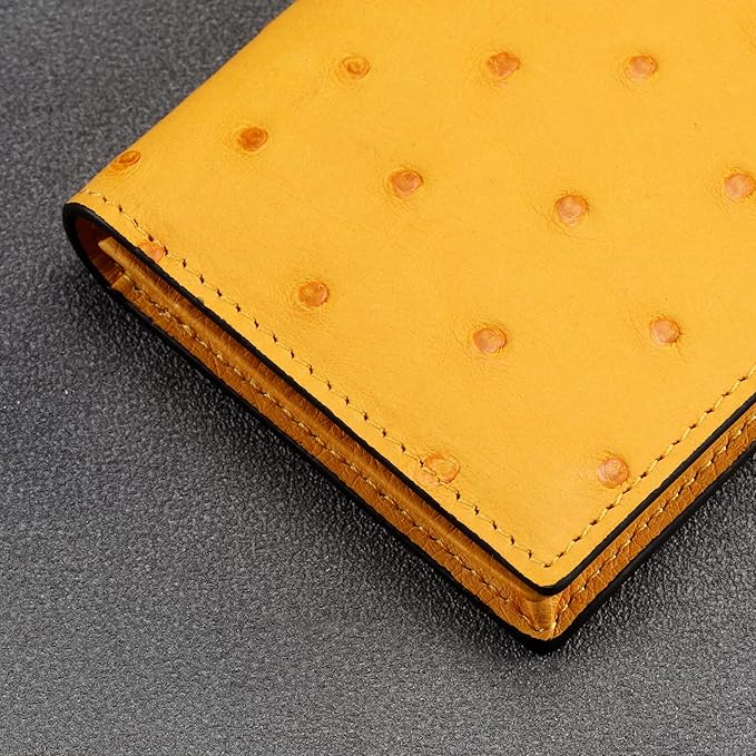 Leather Business Card Case Holder for Men & Women, Italian Calfskin