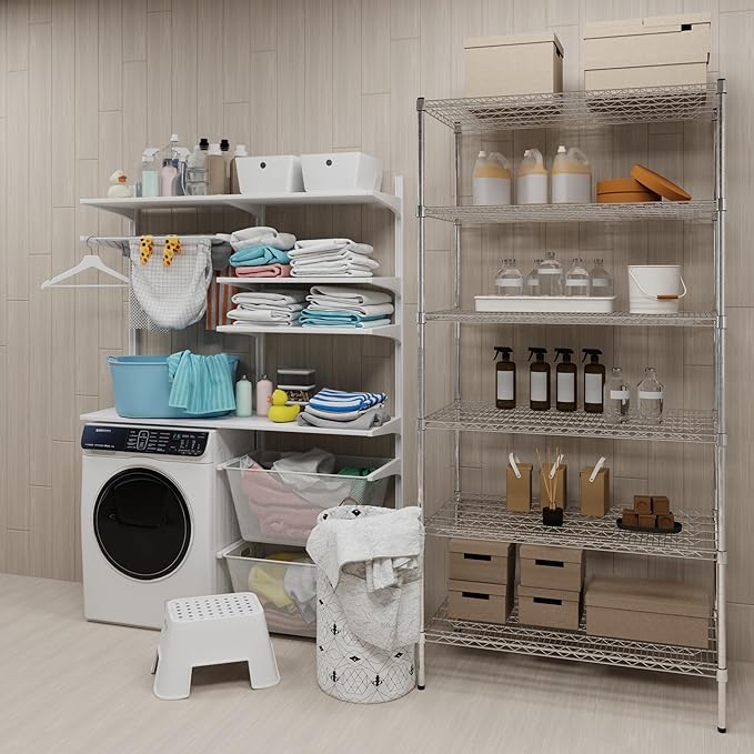 Regal Altair 24" Deep x 42" Wide x 74" Height Wire Shelving Kit | 6-Tier | NSF Commercial Storage Rack Unit