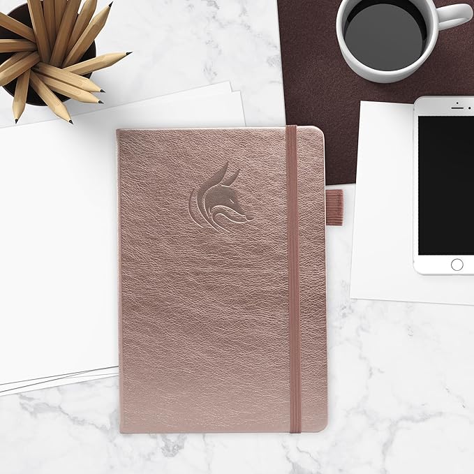 Clever Fox Inventory & Sales Log Book for Small Business – Inventory Ledger Book, Inventory Notebook, Order Tracker Book for Purchases, Sales & Reorders – Undated, Hardcover, A5, Rose Gold