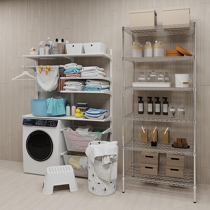 Regal Altair 24" Deep x 36" Wide x 74" Height Wire Shelving Kit | 6-Tier | NSF Commercial Storage Rack Unit