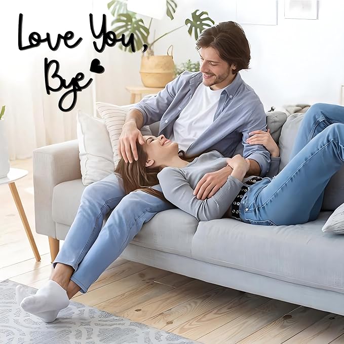 Love You Bye Wood Sign Home Decor,Above Door Topper Decoration,Boho Decor for Window Wall Express Love and Warm for Your Family Lovers,Wall Art Gift Hallway Entryway Door Decorations for House Office