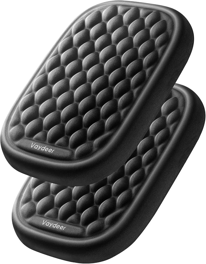 Vaydeer Ergonomic Wrist Rest Pad, 2 Pcs Armrest Pad Elbow Rest Padded, Relieve Elbow Pain Computer Arm Rest Wrist Support Cushion Mouse Pad for Desk Office Gaming
