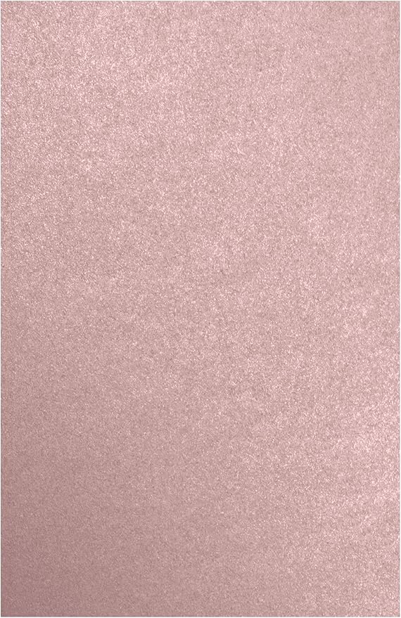 LUXPaper 11" x 17" Cardstock | Tabloid Size | Misty Rose Metallic - Sirio Pearl | 111lb. Cover | 50 Qty