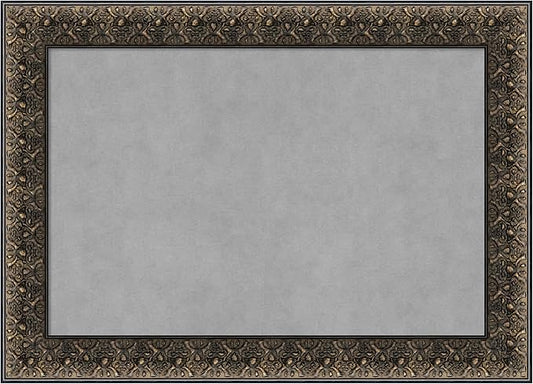 Amanti Art Black Framed Magnetic Board 21x29 Medium Vision Board for use with Magnets, 100% Metal Sheet to Display Items as Office Decor or for Home Organization in mudroom, Kitchen or Kids Room
