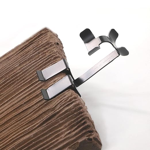 Grip Clip Roof Clips, Safe for Heat Tape, Electric Cable & Roof Heat Cable Installation, Prevents Roof Damage, Easy Nail-Free Outdoor Cable Clips, Your Ultimate Cable Clip (.825-25 Pack)
