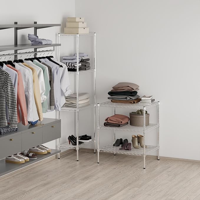 Regal Altair 24" Deep x 30" Wide x 34" Height Wire Shelving Kit | 3-Tier | NSF Commercial Storage Rack Unit