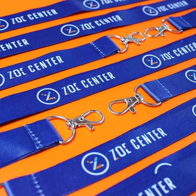Wristband Bros Custom Lanyards For ID Badges, Keys & More | Add Text & Logos | Choose Your Attachment | Bulk Quantities For Events