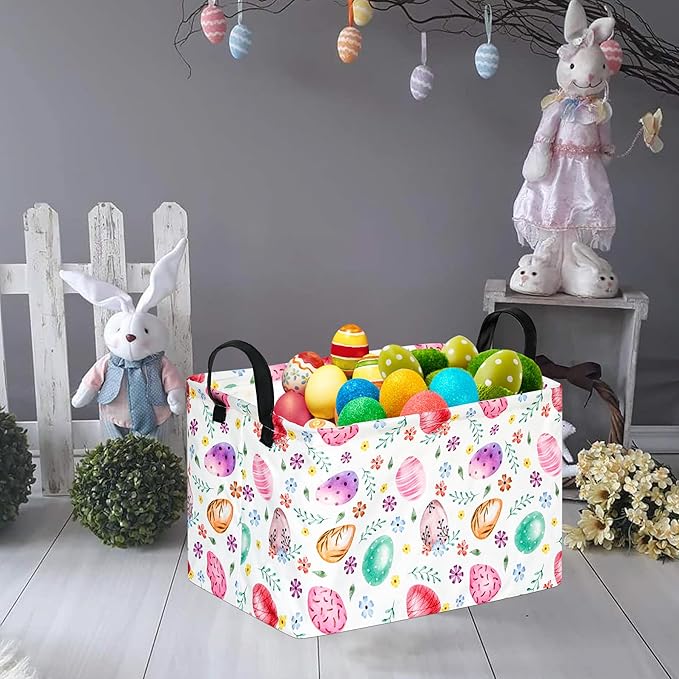 FUULOXE Storage Bin for Shelves Rectangle Closet Baskets Foldable Box with Handles Storage Bins, Storage Boxes for Home Office Car Dormroom