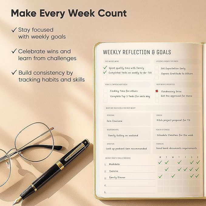 Daily Planner 2026 (5" x 8") - The Ultimate Daily Workflow Planner with Hourly Schedule & Task List to Achieve Your Goals by PRODUCTIVITY STORE (A5, Cream)