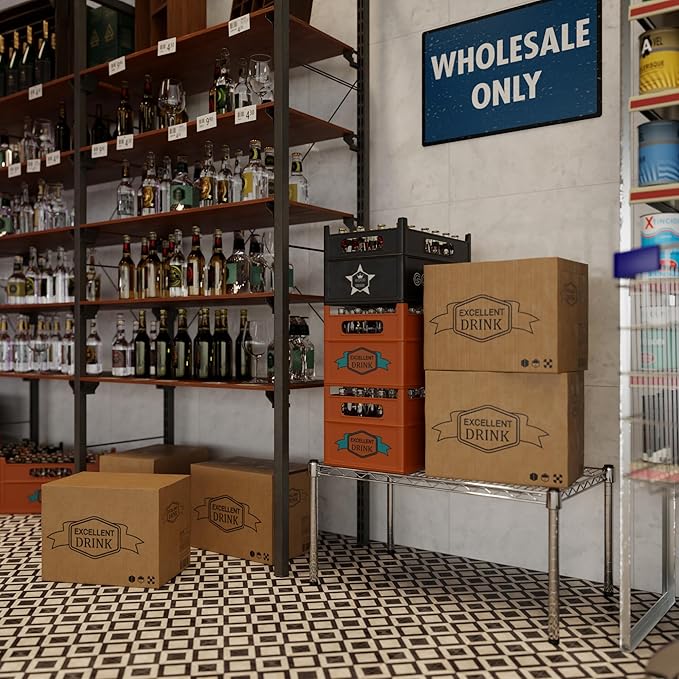 Regal Altair 18" Deep x 30" Wide x 14" Height Wire Shelving Kit | 1-Tier | NSF Commercial Storage Rack Unit