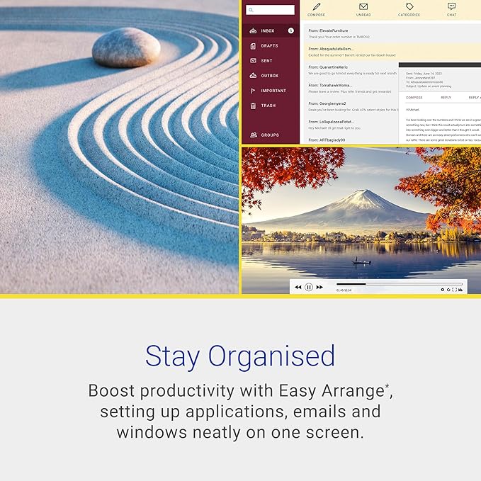Dell S2725DS Monitor - 27 Inch, QHD (2560x1440) Display, 100Hz refresh rate, 1500:1 contrast ratio, TÜV Rheinland Eye comfort 4 Star,Integrated 2x5W speaker, Height/Tilt/Swivel/Pivot- Ash White color