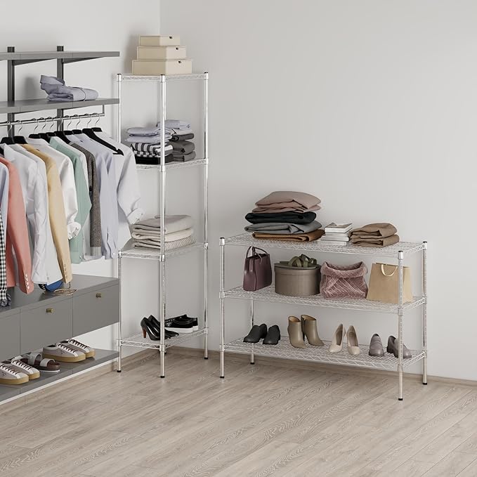 Regal Altair 18" Deep x 48" Wide x 34" Height Wire Shelving Kit | 3-Tier | NSF Commercial Storage Rack Unit