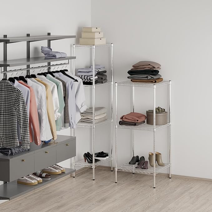 Regal Altair 24" Deep x 24" Wide x 54" Height Wire Shelving Kit | 3-Tier | NSF Commercial Storage Rack Unit