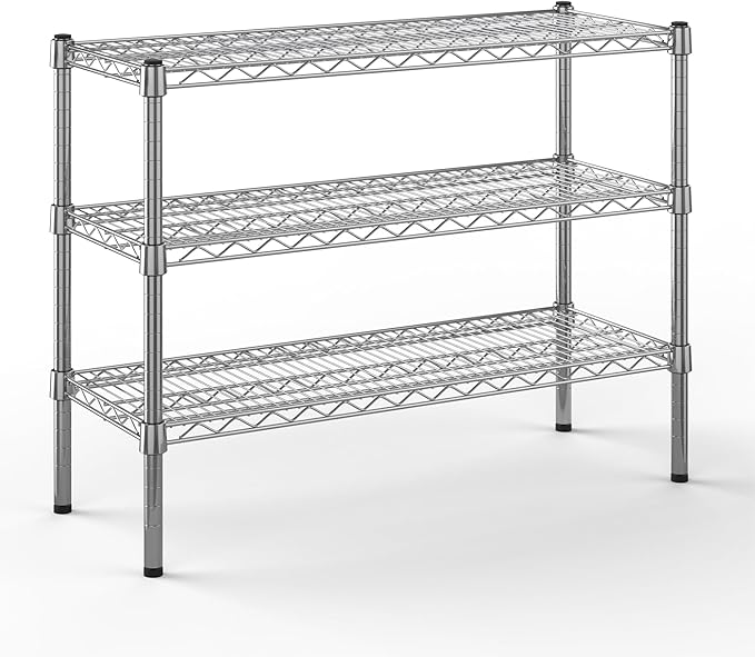 Regal Altair 14" Deep x 36" Wide x 27" Height Wire Shelving Kit | 3-Tier | NSF Commercial Storage Rack Unit