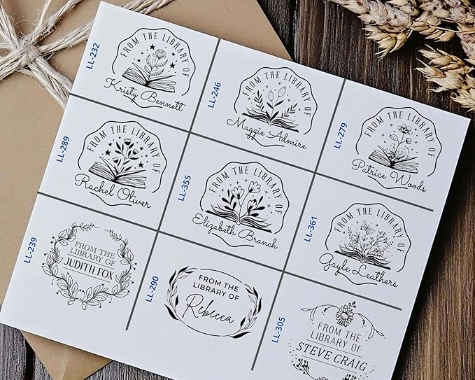 EXLIBRIS Custom Book Embosser - Library & Monogram Stamp