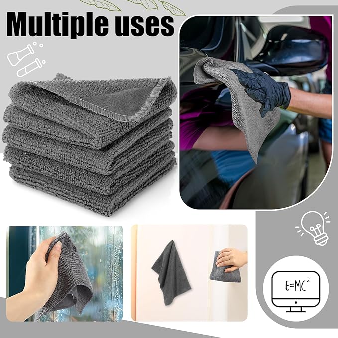 Fanfanwin 8 Pcs Magnetic Microfiber Cleaning Cloth Dry Erasers for White Boards Extra Magnetism Whiteboard Eraser for White Boards Blackboards Classroom Home Reusable Washable(6 x 10 Inch)