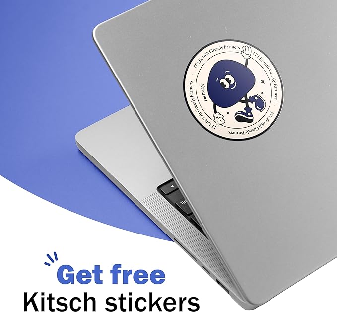 GREEDY FARMERS Mouse pad, Non-Slip Washable Waterproof Computer Mouse pad (Blue Moon Navy)