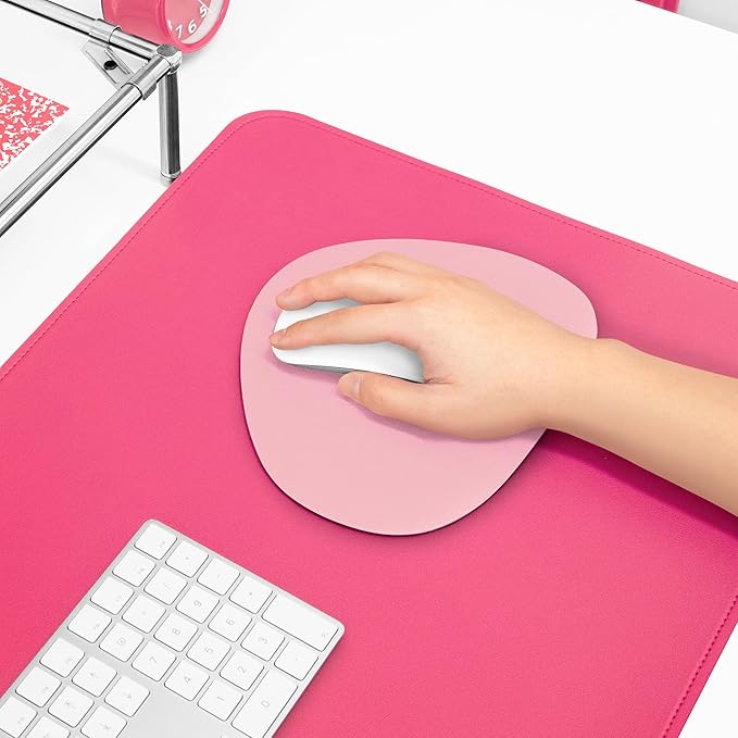 GREEDY FARMERS Mouse pad, Non-Slip Washable Waterproof Computer Mouse pad (Blush Pink)