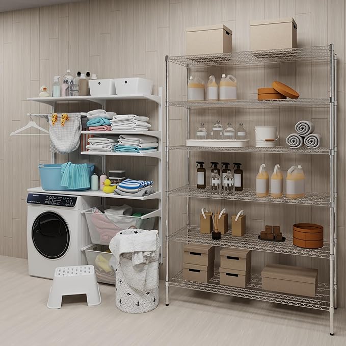 Regal Altair 21" Deep x 54" Wide x 74" Height Wire Shelving Kit | 6-Tier | NSF Commercial Storage Rack Unit