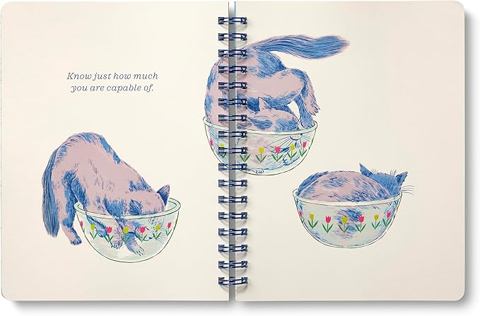 Compendium Spiral Notebook – Be Who You Are. Love What You Love. – A Designer Spiral Notebook with 192 Lined Pages, College Ruled, 7.0" W x 9.25" H