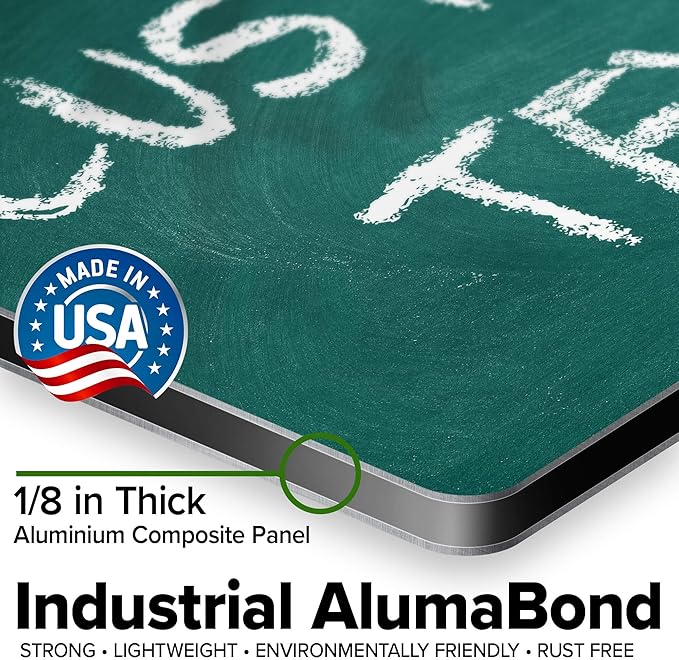 Custom Sign, Custom Street Sign, 11 Font Colors, 13 Font Styles, 4 Hole Options, 22 Sizes, 10x14 Inches, Rust Free DiBound, Fade Resistant, Made in USA by My Sign Center (Chalkboard Green)