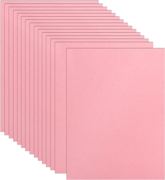 Guakicae 32 Sheets Pink Cardstock 8.5 x 11 Printer Paper, 80lb Premium Paper Card Stock for DIY Cards Making, Scrapbooking, Invitations, Thank You Cards, Anniversary