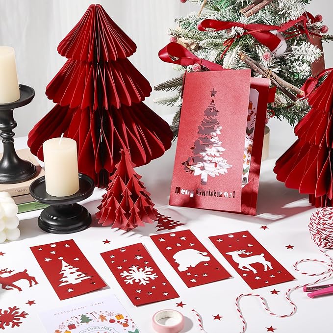 25 Sheets Red Shimmer Cardstock 8.5 x 11Inch Glitter Card Stock 92lb Heavyweight Printer Paper for Wedding Invitations, Crafts, Greeting Cards, Printing UAP18RE025