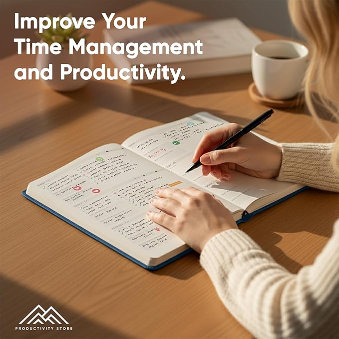 Undated, 2026 Planner, 8.5" x 11" - The #1 Productivity Planner to Achieve Your 2026 Goals - Planner 2026-2027 by PRODUCTIVITY STORE (A4, NAVY)