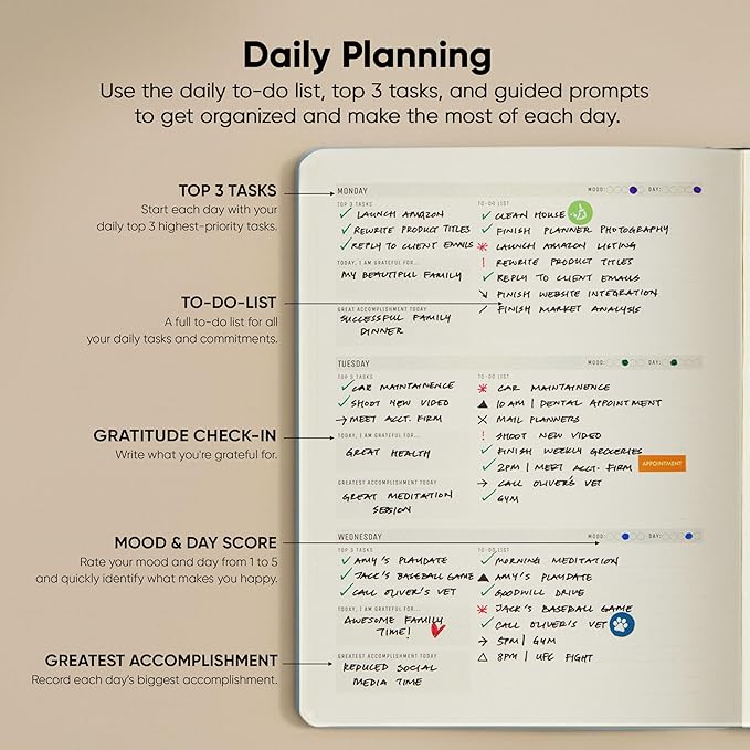 Undated, 2026 Planner, 8.5" x 11" - The #1 Productivity Planner to Achieve Your 2026 Goals - Planner 2026-2027 by PRODUCTIVITY STORE (A4, BLUE)