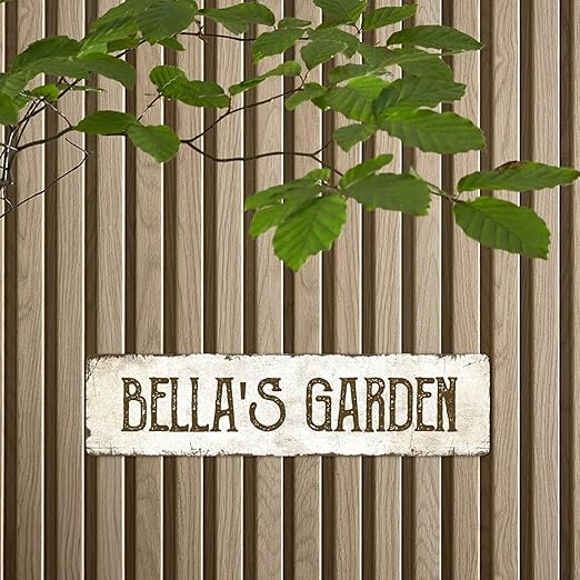 Rustic Custom Sign, Personalized Metal Signs, Gift for Him Men Dad, Man Cave, Indoor and Outdoor Use 3x12 Inches, ACM, Fade Resistant, Made in USA by Sigo Signs