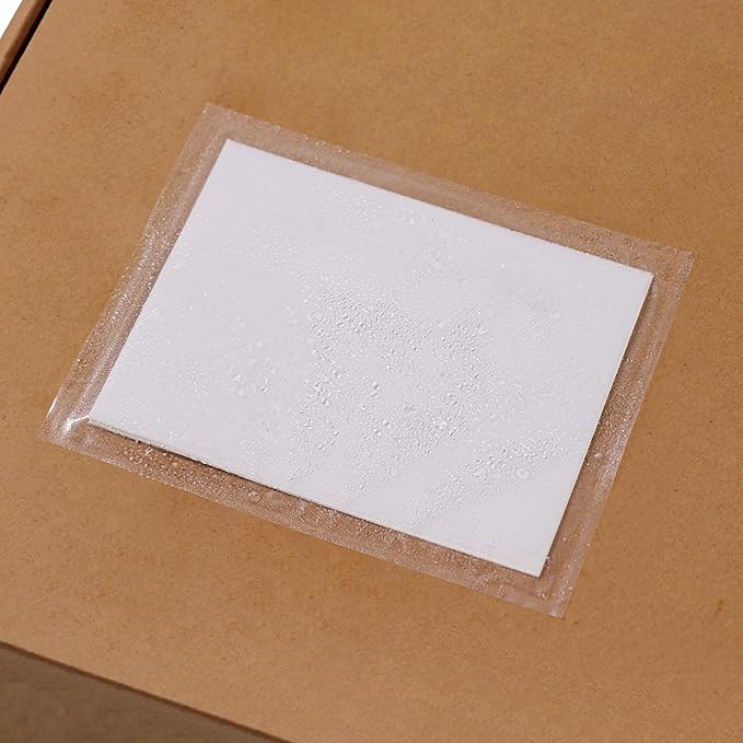 iMailer - 500 PCS 4.5"x5.5" Packing List Pouch- Clear Plastic Envelopes with Self-Adhesive Seal for Packing Slips and Invoices