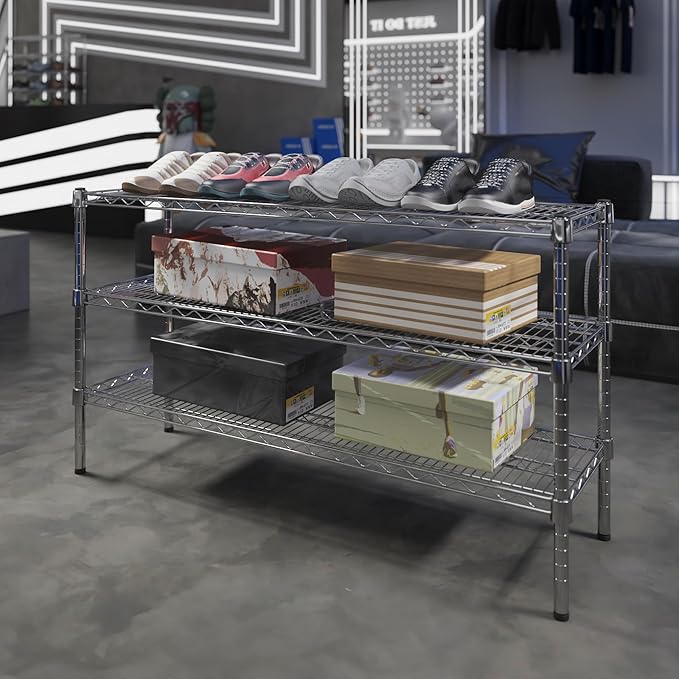 Regal Altair 14" Deep x 42" Wide x 27" Height Wire Shelving Kit | 3-Tier | NSF Commercial Storage Rack Unit