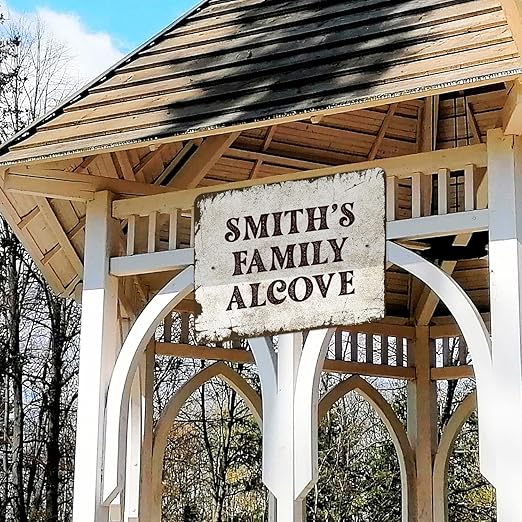 Rustic Custom Sign, Personalized Metal Signs, Gift for Him Men Dad, Man Cave, Indoor and Outdoor Use, Made in The USA
