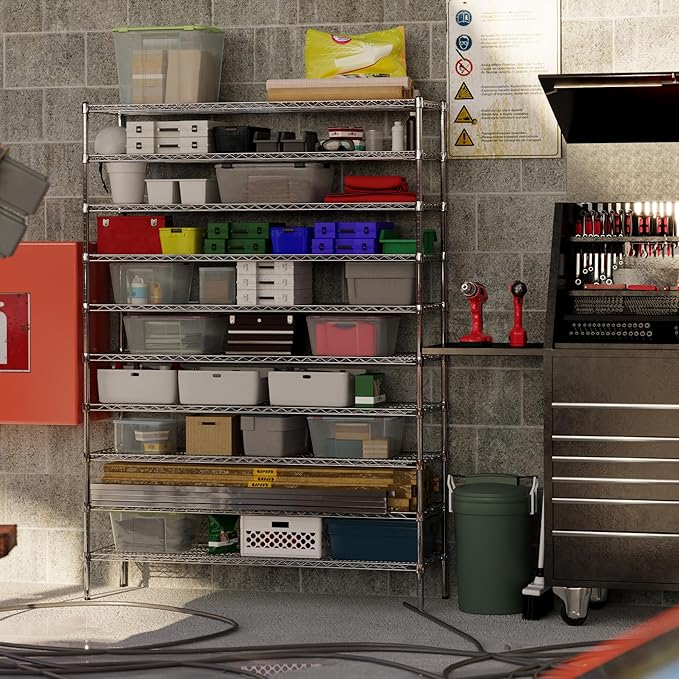 Regal Altair 18" Deep x 60" Wide x 86" Height Wire Shelving Kit | 10-Tier | NSF Commercial Storage Rack Unit