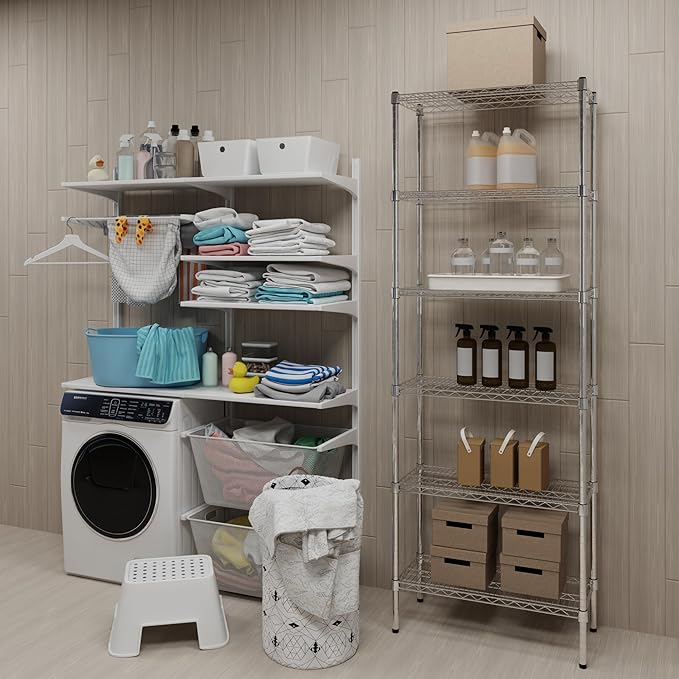 Regal Altair 14" Deep x 30" Wide x 74" Height Wire Shelving Kit | 6-Tier | NSF Commercial Storage Rack Unit