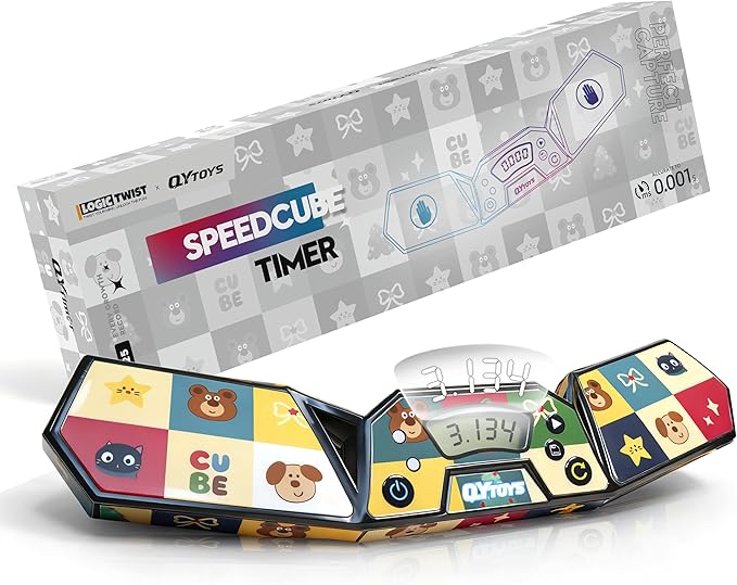 Professional Speed Cube Timer,Touch Control Timer with Display,Cube Race Stack Competition a Stocking Stuffers for Boys and Girls