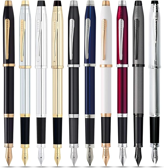 Cross Century II Translucent Cobalt Blue Lacquer Ballpoint Pen