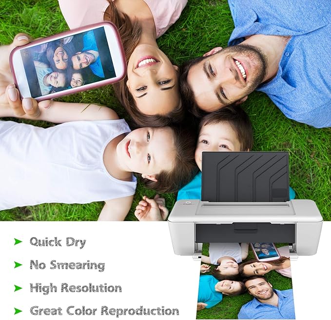 Koala Ultra Premium Photo Paper 5x7 In Glossy Photo Printer Paper for Inkjet Printer Water Resistant 50 Sheets 72lb