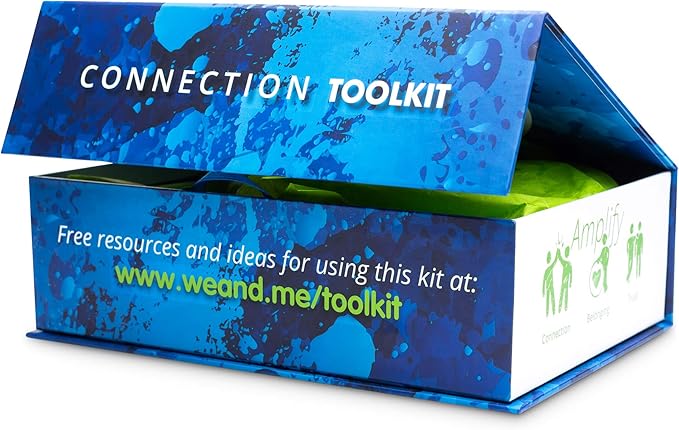 We! Connection Toolkit - Conversation Cards, Group Cohesion Deck, Icebreaker Book & Team Building Games/Activities for Work, Class & Events – Group Engagement Kit for Meaningful Connections
