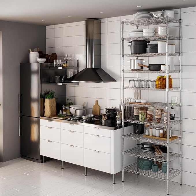Regal Altair 18" Deep x 30" Wide x 96" Height Wire Shelving Kit | 10-Tier | NSF Commercial Storage Rack Unit