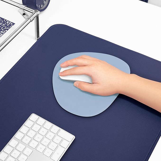 GREEDY FARMERS Mouse pad, Non-Slip Washable Waterproof Computer Mouse pad (Baby Blue)
