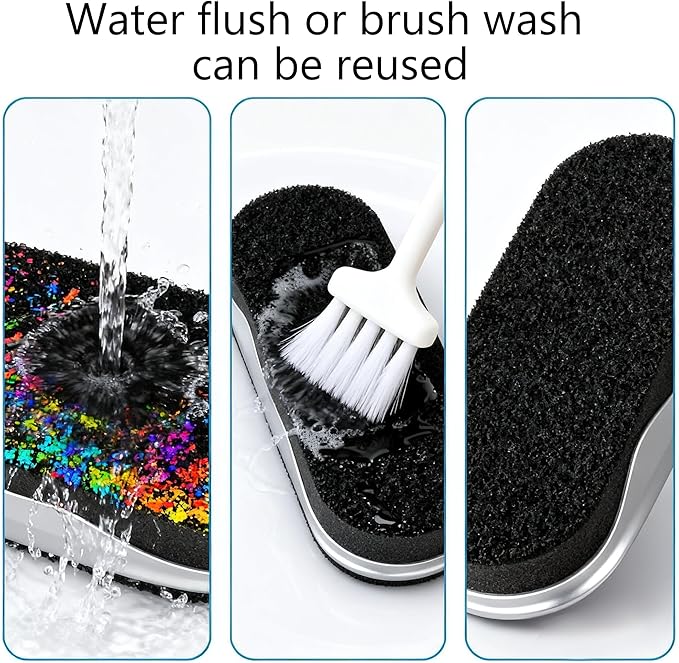 KIZZBY Magnetic Dry Erase Eraser - Whiteboard Erasers for Glass Board, 2 Pack Dry Erase Board Eraser with Strong Magnet for School, Office, Home (Gray)