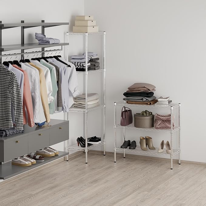 Regal Altair 14" Deep x 36" Wide x 34" Height Wire Shelving Kit | 3-Tier | NSF Commercial Storage Rack Unit