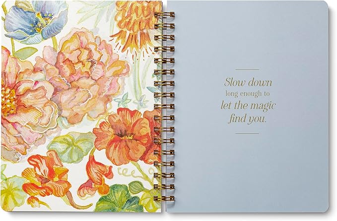 Compendium Spiral Notebook – Seek Out Beauty Where It Lives. – A Designer Spiral Notebook with 192 Lined Pages, College Ruled, 7.0" W x 9.25" H