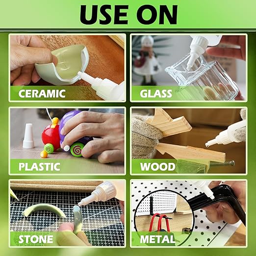 Medium Super Glue Kit, 56.8 Gram (2oz) CA Glue with Anti-Clog Cap & Microtips for Woodworking, 3D Printing, Aquarium, Crafts, Plastic – Instant Cyanoacrylate Adhesive Repair Shoe, Ceramic, Glass